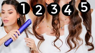 5 TUTORIAL FACILI PER FARE I CAPELLI MOSSI CON LA PIASTRA  DYSON CORRALE ASK [upl. by Elrem916]