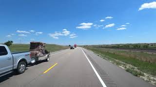 4K Driving from Thedford Nebraska to Nebraska National Forest [upl. by Sedrul433]