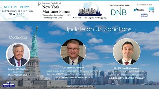 2022 14th Annual New York Maritime Forum  Update on US Sanctions [upl. by Eudosia]