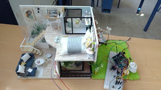 Casa moderna  Proyecto Tecnológico con Arduino [upl. by Yuhas]