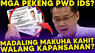 Fake PWD IDs Inimbestigahan ni Senator Sherwin Gatchalian sa Senate of the Philippines [upl. by Ahset174]