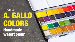 A Gallo Colors handmade watercolour review [upl. by Micco]