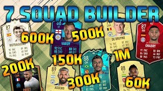 FIFA 20 SQUAD BUILDER 60K 150K 200K 300K 500K 600K 1M SQUAD BUILDER FUT CHAMPIONS TEAMS [upl. by Arlee]