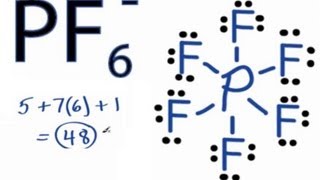 PF6 Lewis Structure How to Draw the Lewis Structure for Hexafluorophosphate [upl. by Tirrej]