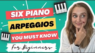 Top Piano Arpeggio Exercises for Beginners with pdf [upl. by Hetti]