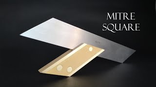 014 Mitre square with micro adjustment for woodworking [upl. by Ailatan]