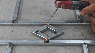 How to build metal box easy  DIY security bars for modern windows [upl. by Hoffer256]