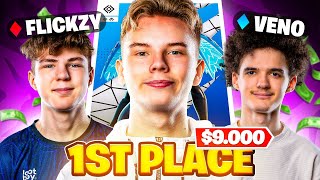 1ST PLACE TRIO CASH CUP 9000 🥇 w veno amp FlickzyV2 [upl. by Vandervelde]