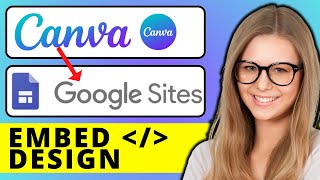 How To Embed Canva Design In Google Sites [upl. by Ally]