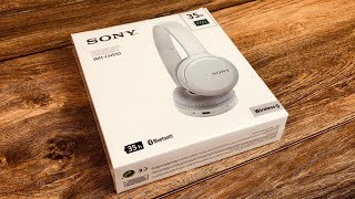 Sony WHCH510 Bluetooth Kopfhörer  Günstig mit langer Akku Laufzeit  Unboxing amp Review [upl. by Laamaj177]