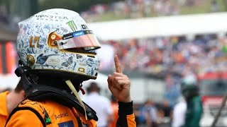 Lando Norris on pole for 2024 Hungarian Grand Prix [upl. by Jaenicke]