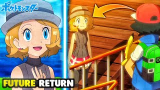 Serena Next Return Confirm 🤩  Where is Serena ribbon  Serena returns episode  Serena meet ash [upl. by Lyrehs]