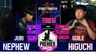 NEPHEW VS HIGUCHI TOP 16  DAY 3  Super Premier Singapore  Capcom Pro Tour 2024 [upl. by Ule767]