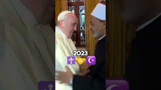 IslamChristian friendship through historyhistory islam christianity peace viral shorts [upl. by Norvall682]