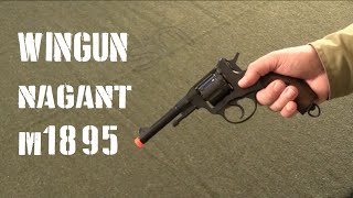 WWII Airsoft Company HQ Wingun Nagant M1895 video review [upl. by Namyaw]