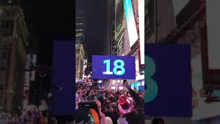 New Years Eve Times Square Ball Drop Count Down 2020 [upl. by Ilaw450]