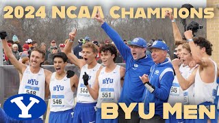 2024 NCAA XC BYU Men National Champions [upl. by Farrow]