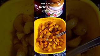 Amla achar for hair growth of helth Amla achar recipe shortsfeed [upl. by Marc]