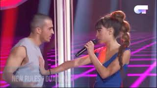 AITANA en OPERACIÓN TRIUNFO 2017 vs CANTANTES ORIGINALES [upl. by Hubbard]