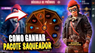 COMO GANHAR NOVO EVENTO BÚSSOLA DE PRÊMIOS COM PACOTE SAQUEADOR [upl. by Arel]