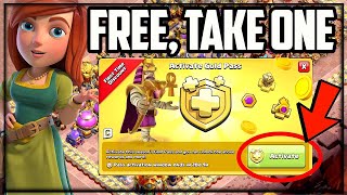 The BEST Way to a FREE Gold Pass in Clash of Clans 168 [upl. by Lia]