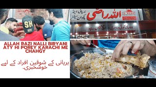 Allah razi biryani in korangi best nalli biryani in karachiAllah razi nalli biryani korangi 4 [upl. by Ayana]