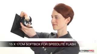 15X17cm Softbox for Speedlite Flash [upl. by Silra445]