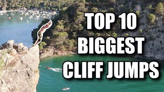 Die 10 höchsten Klippensprünge  Top 10 highest cliff jumps [upl. by Granville]