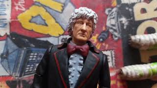 Very Rare Doctor Who 3rd Doctor And Giant Maggots From The Green Death Figure Review [upl. by Soutor135]