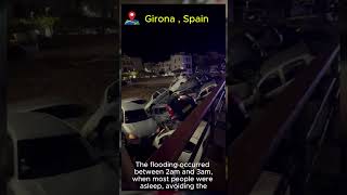 Flash Flood In Girona  Spain shorts news girona [upl. by Leinadnhoj]