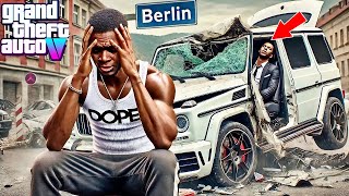 😢Franklin Shocked To See Barack Obamas Serious Car Crash In BerlinGTA 5 Real Life Mod Remastered [upl. by Urien]