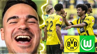 REKORDSIEG  😱🔥 BVB vs WOLFSBURG Stadionvlog [upl. by Darlleen410]