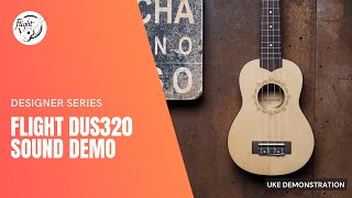 Flight DUS320 Ukulele Sound Demo [upl. by Norac]