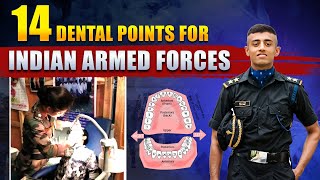 14 Dental Points For Indian Armed Forces  How To Calculate Dental Points For Medical Test [upl. by Leonerd]