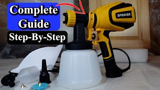 How to Use A HVLP Paint Sprayer [upl. by Mowbray]