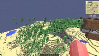 GLITCH  Minecraft  Geyser de Creeper [upl. by Colline]