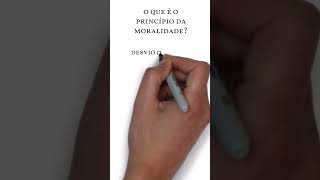 O que é o Princípio da Moralidade direitodesenhado estudooab aulaoab direitoadministrativo [upl. by Eeniffar576]