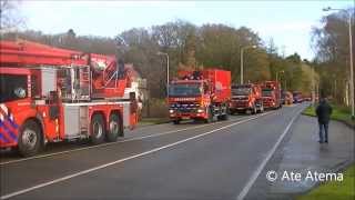 30112013 Brandweer Assen opent twee nieuwe kazernes met feestelijke optocht [upl. by Arakal927]