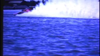 Les Staudacher Testing Hydroplane And First Jet Powered Boat [upl. by Adeehsar]