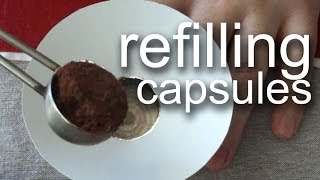 Cafissimo refill with DIY funnel FREE [upl. by Sitrik]