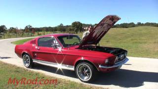 1967 Mustang GT 390 SCode Fastback video 2  MyRodcom [upl. by Niamreg]