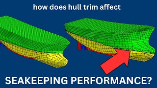 How much does hull trim affect seakeeping performance [upl. by Zahara]