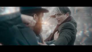 Gellert Grindelwald vs Albus Dumbledore Fight Scene Scene [upl. by Chlores]