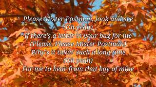 Please Mr Postman  Carpenters Lyrics [upl. by Swee]