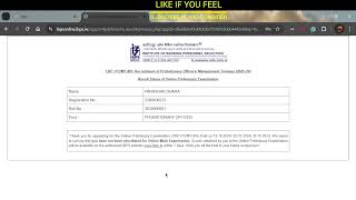 IBPS PRELIMINARY EXAM STATUS CHECK PASSWARD PROBLEM IN IBPS STATUS check [upl. by Stavro469]