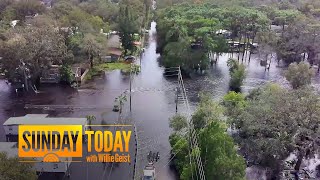 Power outages and flooding persist in Florida after Hurricane Milton [upl. by Ahsinyd]