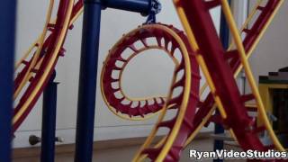 HD CoasterDynamix Phoenix Roller Coaster Model Footage [upl. by Esli833]