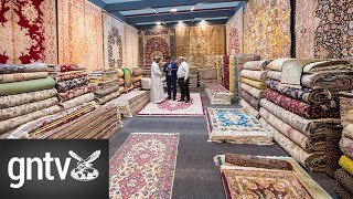 The 25th annual Carpet Oasis exhibition opens its door in Dubai to start the new decade [upl. by Jewell401]