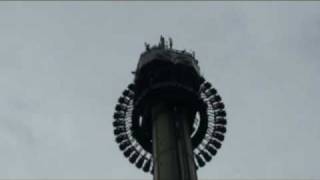 Heidepark Scream 1 Testfahrt [upl. by Ailices356]