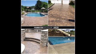 Armor AX25 Siloxane Infused High Gloss Acrylic Concrete Sealer  Great Pool Deck Sealer [upl. by Alletsyrc]